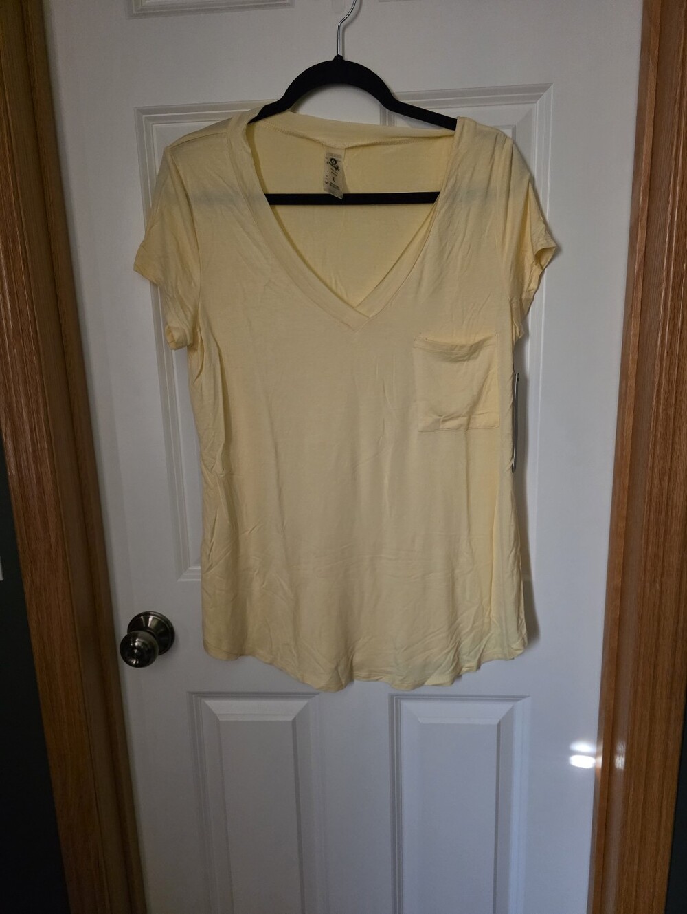 Mono B Soft Yellow Tshirt NWT